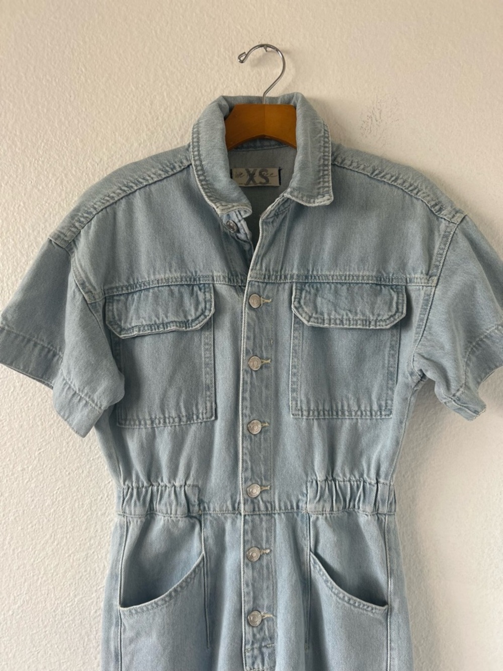 Free People We The Free Marci Jumpsuit in Clear Skies Size XS - Picture 9 of 16